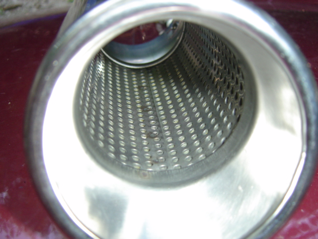 3a Racing exhaust tip. End-view.