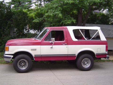 1989 Ford Bronco - windows out