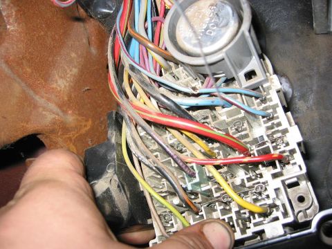 1985 Ford Bronco - Back of fuse panel.