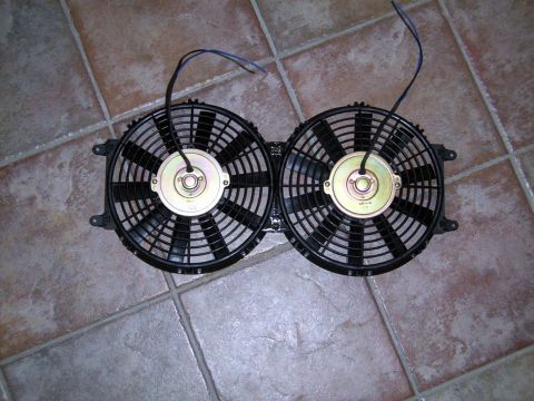 1978 Ford Mustang II - Twin 10" fans setup as pushers