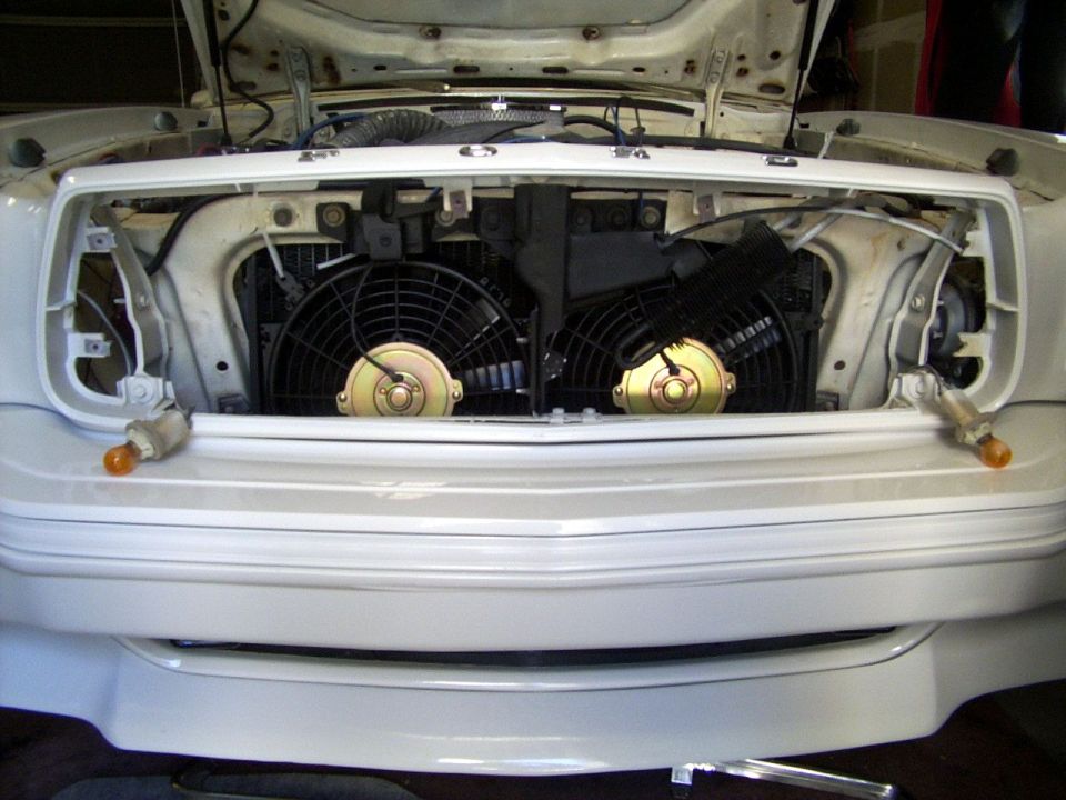 Fans temporary install for test fit.