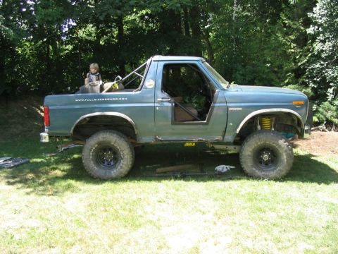 1986 Ford Bronco - finished product prior to welding