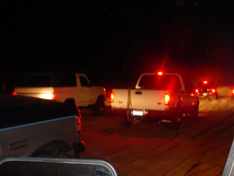 1988 Ford Bronco - Waiting for the race up comp hill.