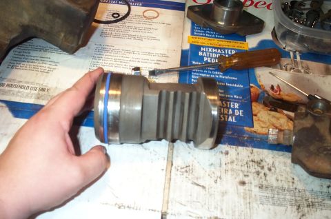 1978 Ford Bronco - The Ram which moves the sector shaft inside the power steering box.