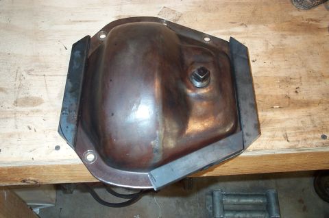 1978 Ford Bronco - Every beafy 1 ton axle needs some protection from the rocks up front. This is the start of a 1/2 thick ring which was cut and welded around…