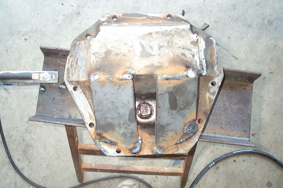Rest of the supports welded in.