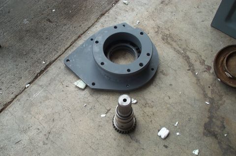 1978 Ford Bronco - Adaptor and resplined shaft to mate to the NP-205 case.