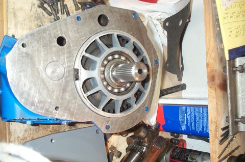 1978 Ford Bronco - Output shaft and gear reinstalled in the NP-203 range box.