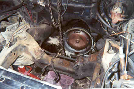 1967 Ford Galaxie - Before starting work on the engine compartment.