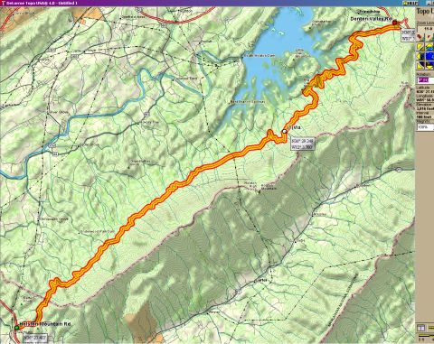 1995 Ford Bronco - Holston Mountain Rd. Map