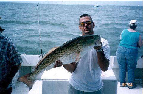 1986 Ford Bronco - 52 LB REDFISH GULF OF MEXICO