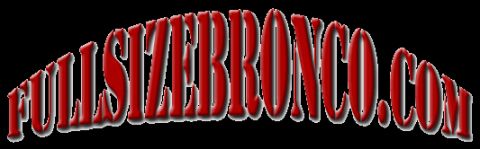 1989 Ford Bronco - This image displays a red text graphic with the words FULLSIZEBRONCO.COM.