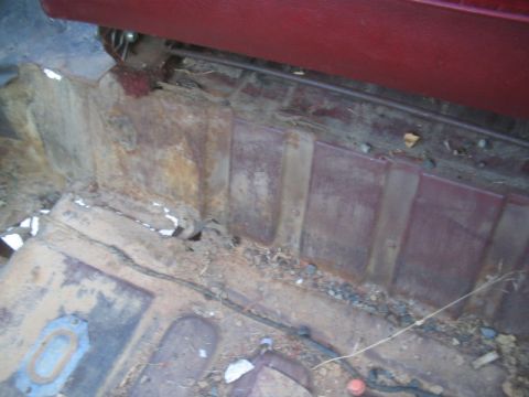 1981 Ford Bronco - below rear seat