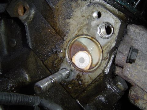 1989 Ford Bronco - Tag on the head of this engine
