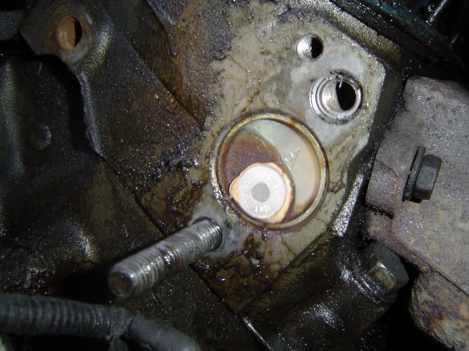Tag on the head of this engine