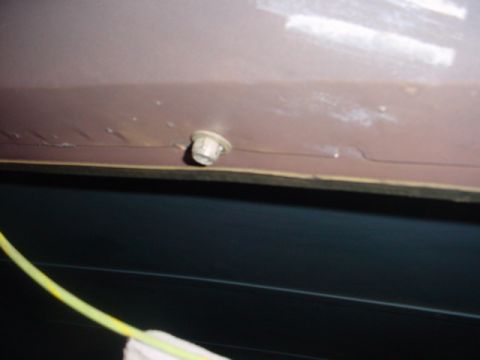 1988 Ford Bronco - In the cab, this will covered up by the plast trim that goes around the top.