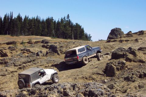 1996 Ford Bronco - Mike Heading up Moon Rocks. (6/26/2004)