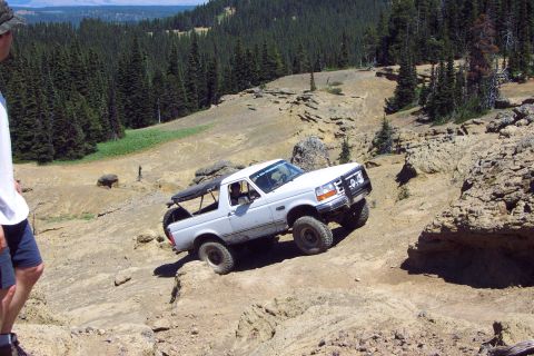 1996 Ford Bronco - Mark on His Way up Moon Rocks. (6/26/2004)