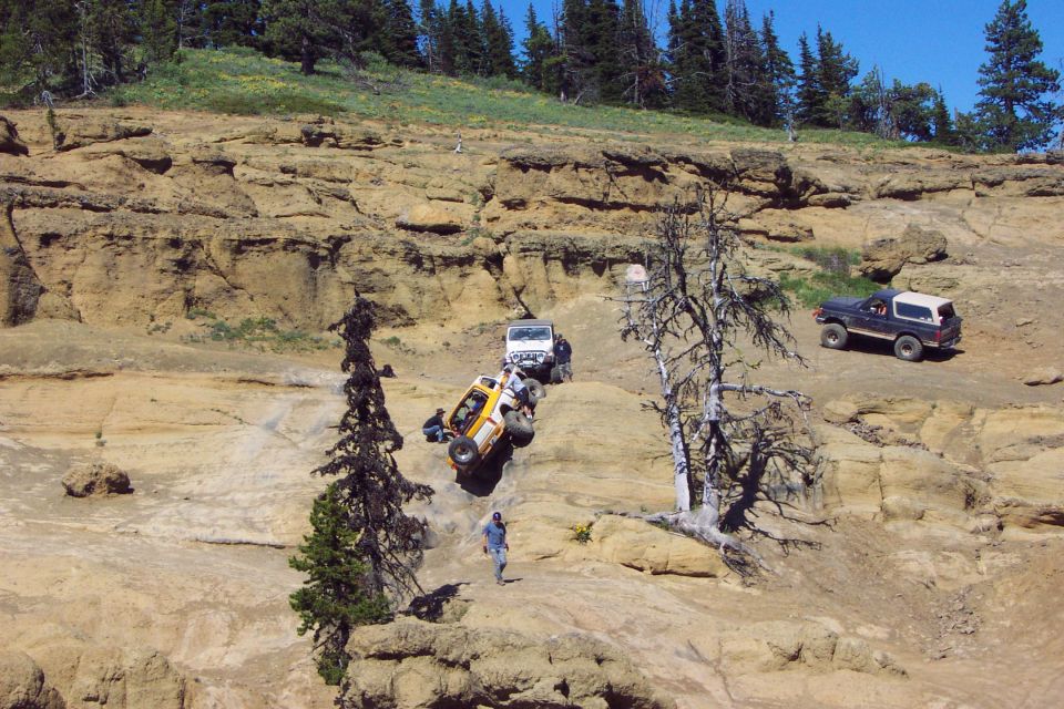 Tony Slipped Into the Notch at Funny Rocks. (6/26/2004)