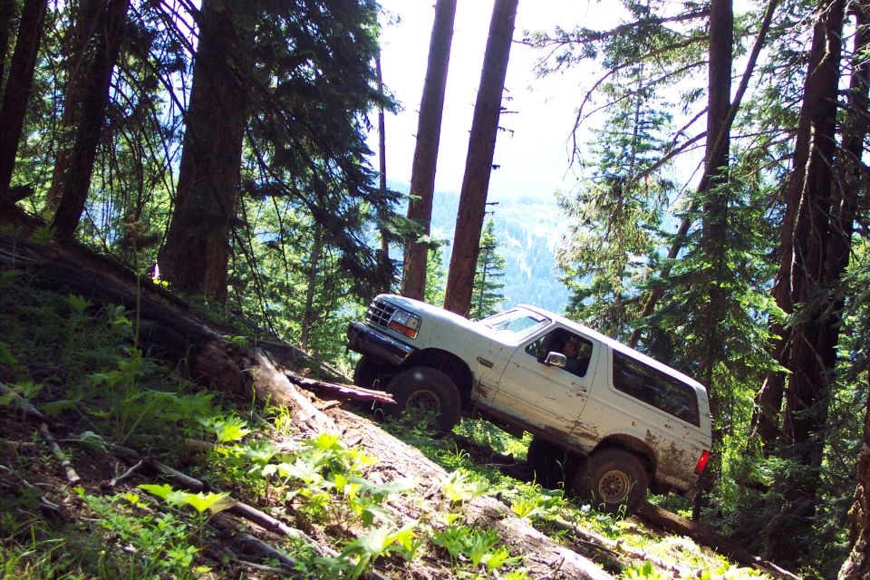 Going up Second Section of Trail 676. (6/27/2004)
