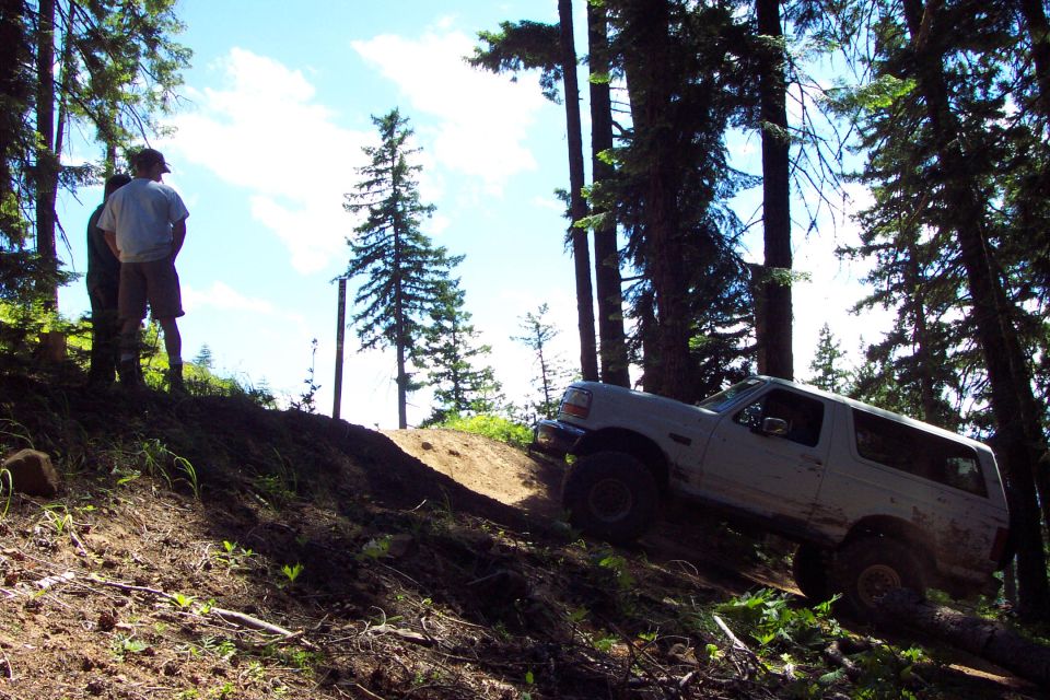 Approaching Road at End of Second Section of Trail 676. (6/27/2004)