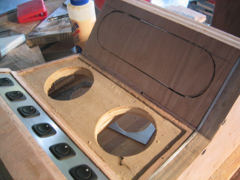 1995 Ford Bronco - Sanded down the wood putty, still needs another layer.