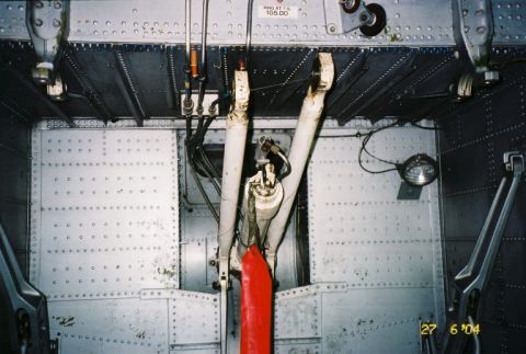 1988 Ford Bronco - Interior view of an aircraft, showing structural elements and mechanical systems.