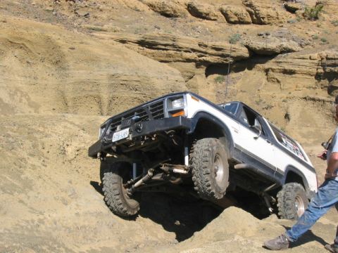 1995 Ford Bronco - Ritch driving Toni's (my girly toy) rig.