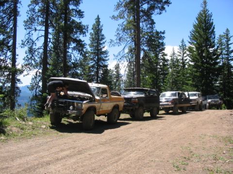 1995 Ford Bronco - We did a quick swap out of the MSD back to factory ford stuff, ran like a top after that.