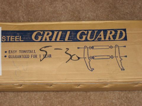 1988 Ford Bronco - The box shows a diagram for a steel grill guard, not a 1988 Ford Bronco.