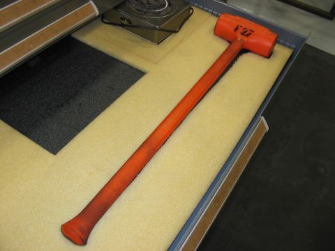 1988 Ford Bronco - Sledgehammer with 'F27' marking.