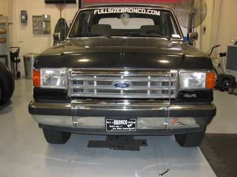 1988 Ford Bronco - The front grille and headlight design suggest this Ford Bronco is from the 1987 model year, not 1988.