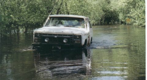 1980 Ford Bronco - This is the peak depth, I think.