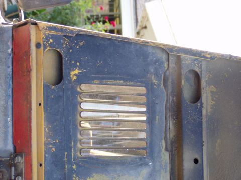 1967 Ford Bronco - This image shows a close-up of a vehicle part, not a complete 1967 Ford Bronco.