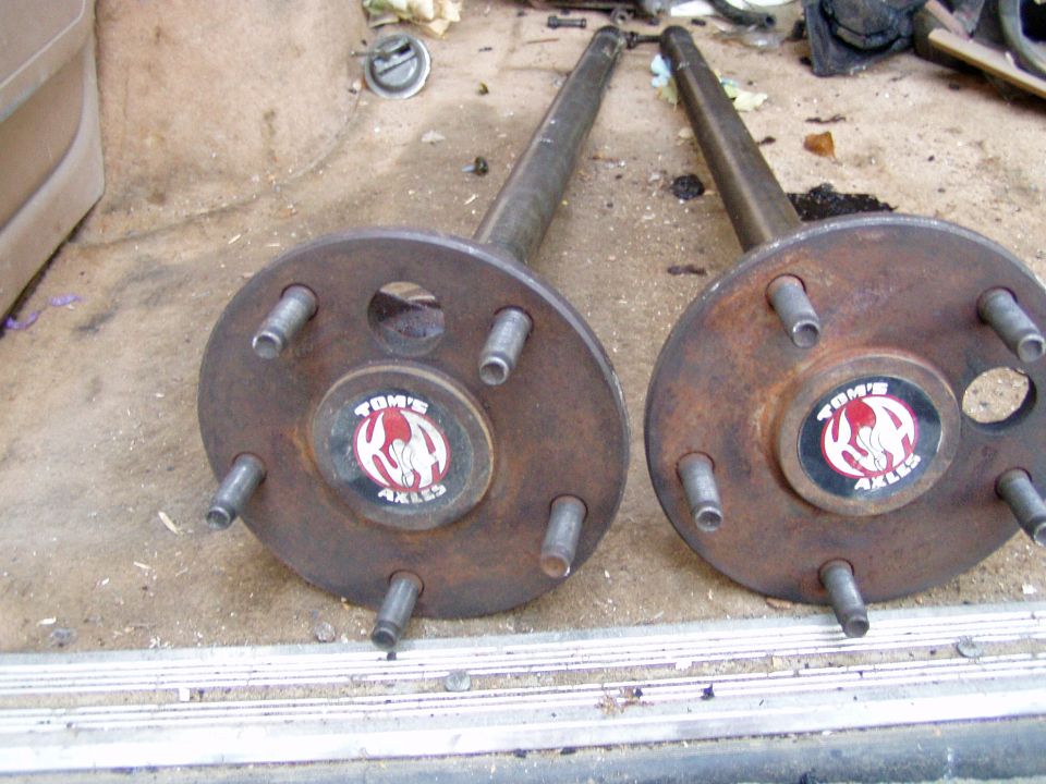Cromolly rear 32" long axles