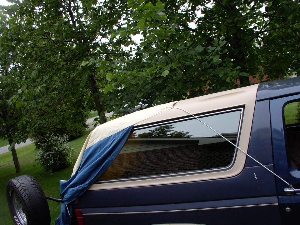 I'm note kidding when I tell you this tent goes up and comes down in less than a minute and a half, with one person.  Step one loosely pull the tent over the roof and hook the 1st bungee cord to each door handle.