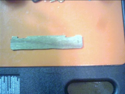 1985 Ford Bronco - Wood insert to repace clock front