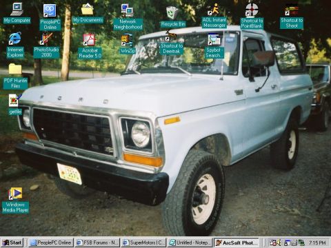 1978 Ford Bronco - My desktop as of 7-1-04