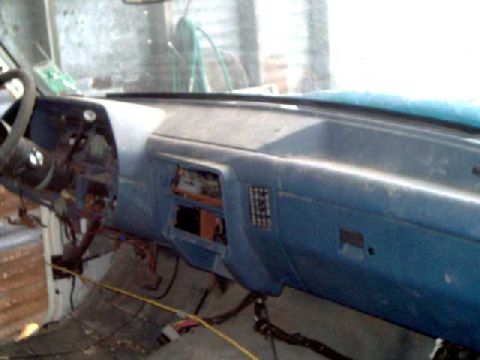 1988 Ford Bronco - dash-instrument cluster sold, radio & A/C controls removed