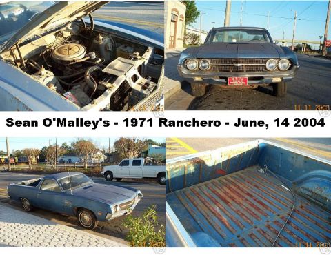 1971 Ford Ranchero - Here is a little photo set of the good one taken last year. Of the 3 I started with, this was the only one with absolutely no rust in the b…
