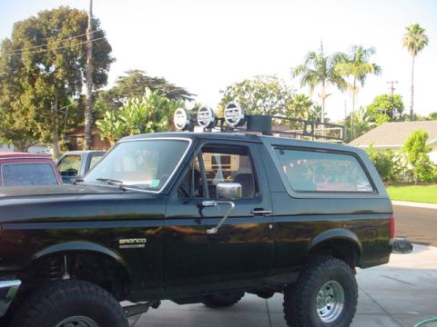1988 Ford Bronco - I think they look pretty good, they are aimed down some because the nuts are a little too tall, I'll try to find some smaller ones. I think…