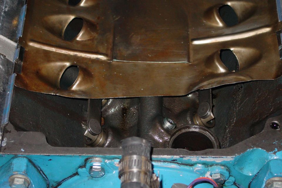 Front of Lifter Valley Tray - for Roller Hydraulic Cam 427 FE