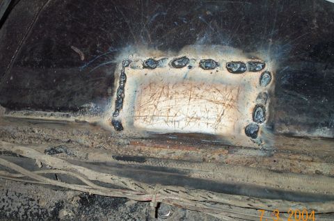 1986 Ford Bronco - Patch on rocker pannel