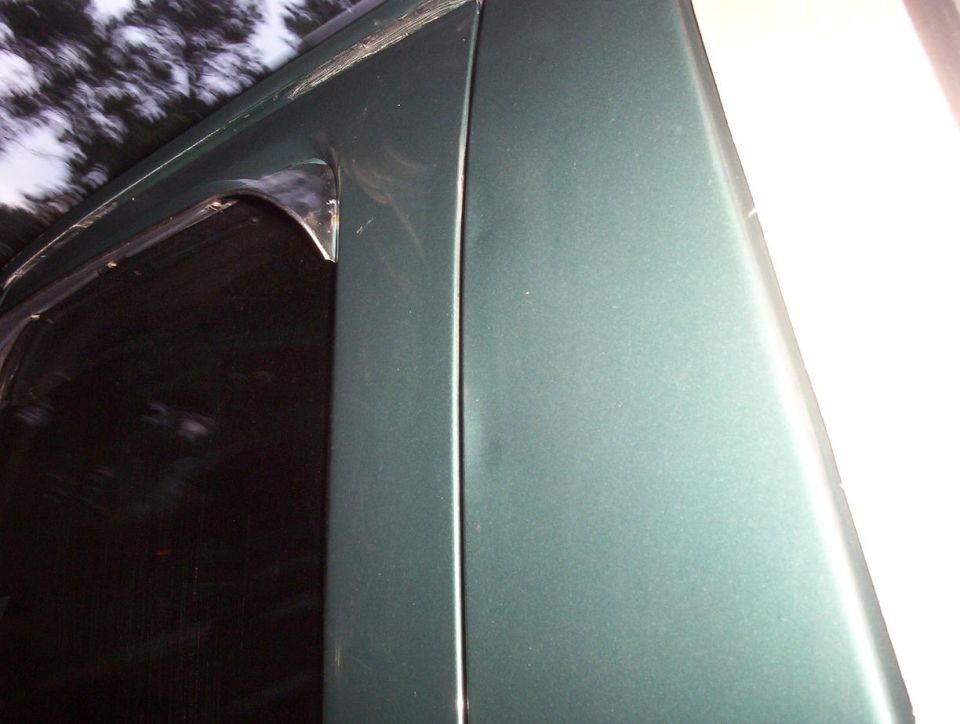 dent behind door