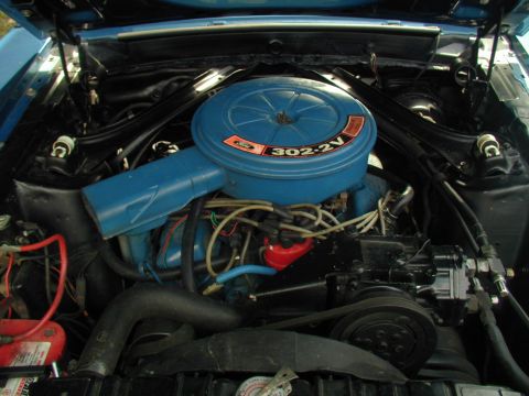 1988 Ford Bronco - Engine bay detail showing the air cleaner and parts of the motor.