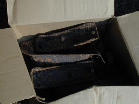 1988 Ford Bronco - These are rusted metal parts, not a 1988 Ford Bronco.