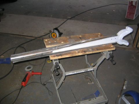 1978 Ford Bronco - first piece welded to arm on the inside