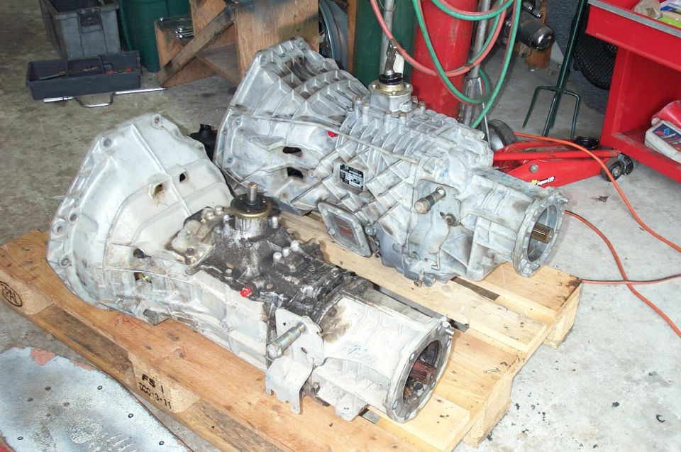 Had the truck towed home where I took it apart again and decided to swap in a ZF S5-47 in place of the M5OD-R2 since I found one for a good price and it was all apart anyway.