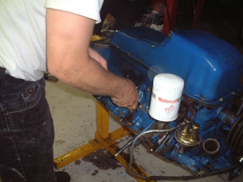 1967 Ford Galaxie - The grinding process.