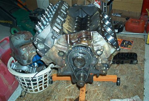 1986 Ford Bronco - I got 7 slugs in and one head. The other will have to wait untill I get the new rod.